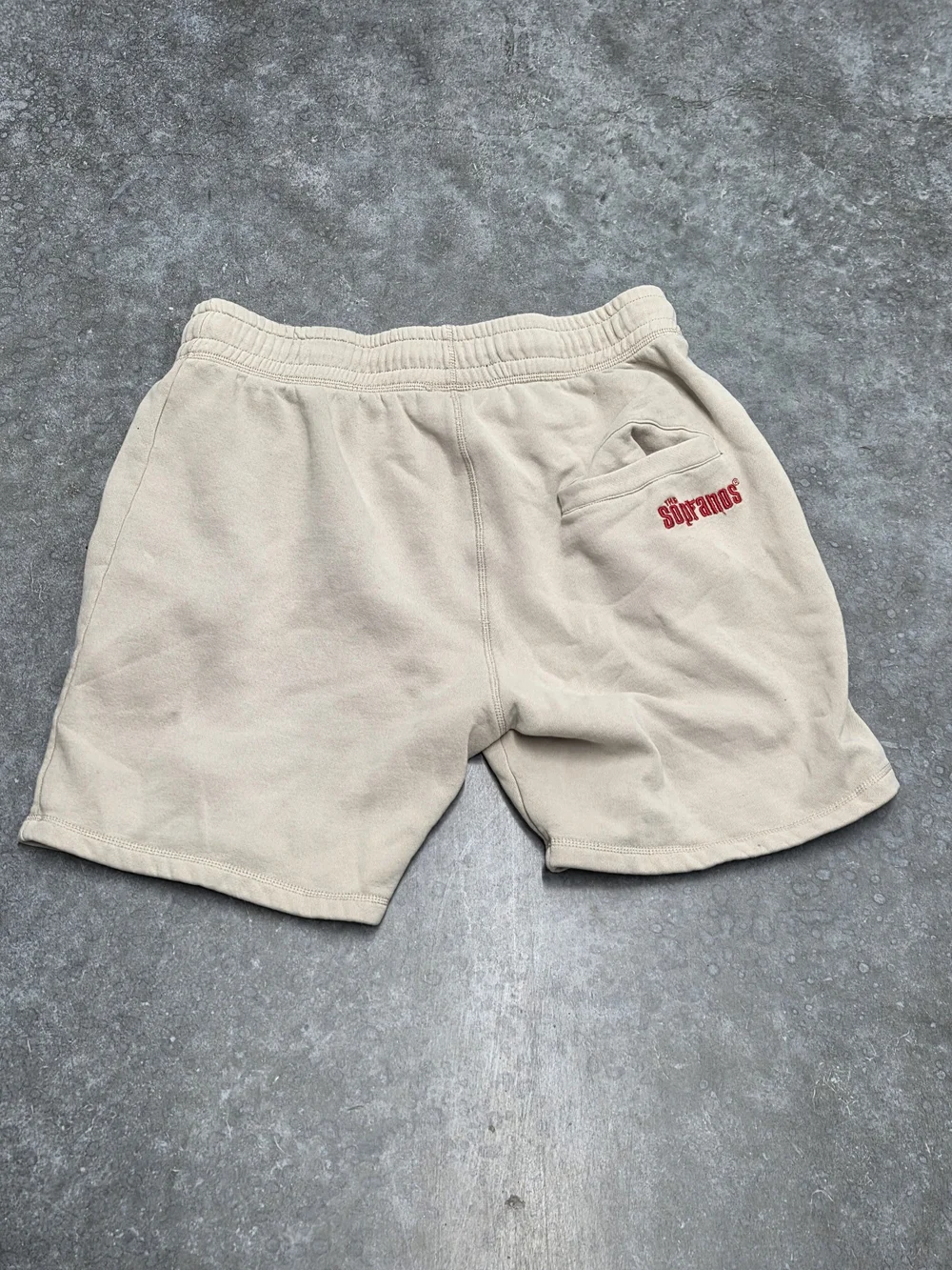 Sopranos Satriale's Shorts Italian-American Deli Chic Mob-core Y2k Size L